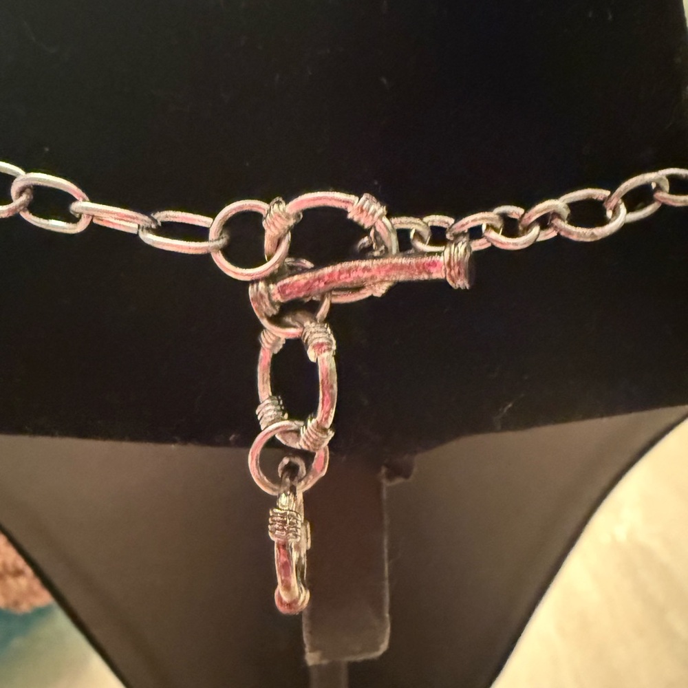 Multicolor Gemstone Statement Necklace - image 3